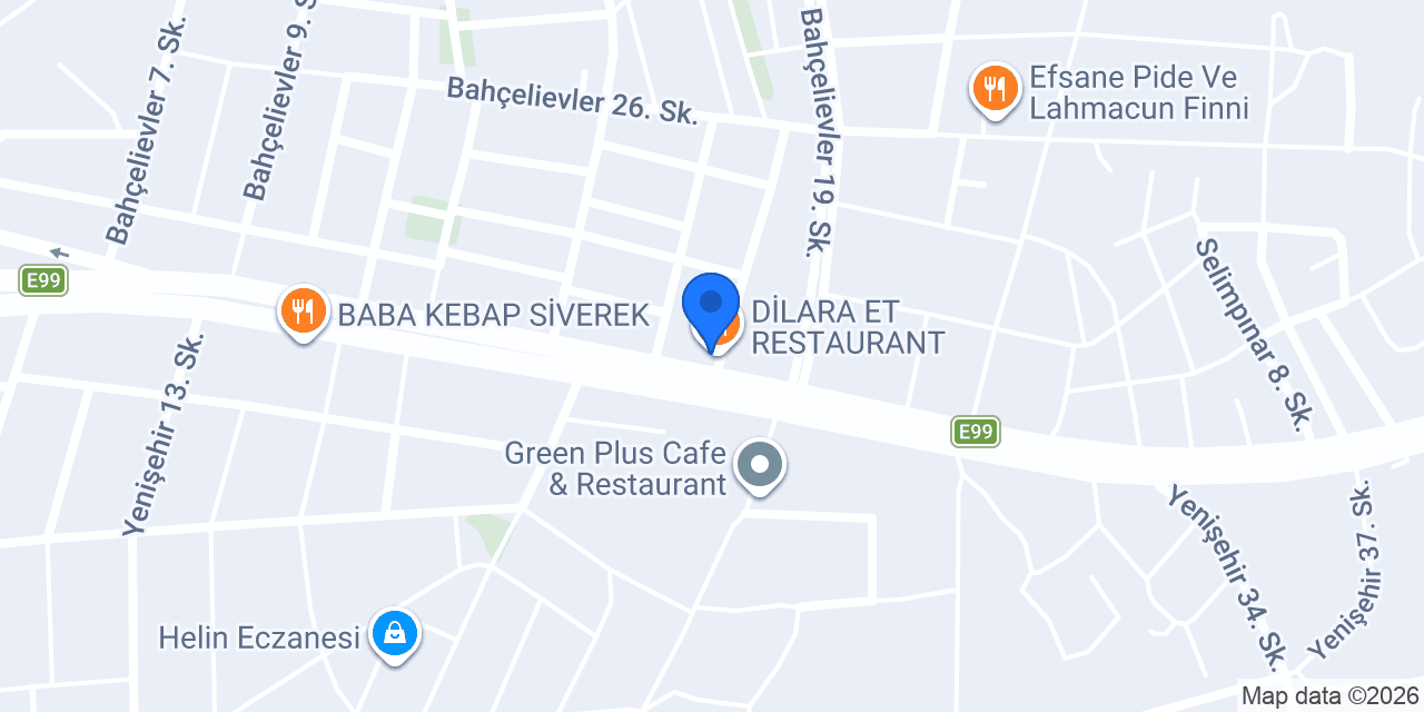 DİLARA ET RESTAURANT konumu