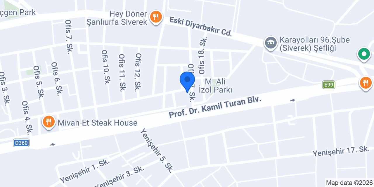 Vestel Yetkili Servisi - Siverek - Serkan Elektronik konumu