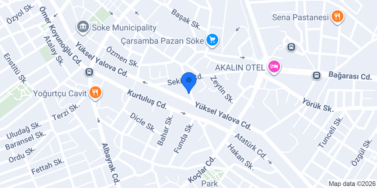 Ogün Otomotiv konumu