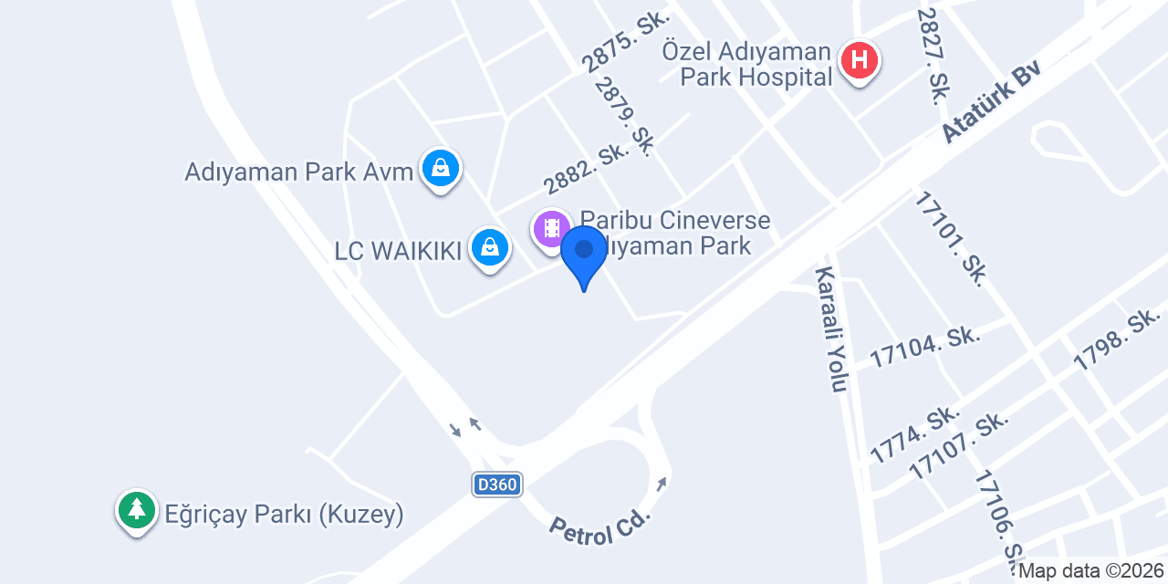 Civil - Adıyaman Park AVM konumu
