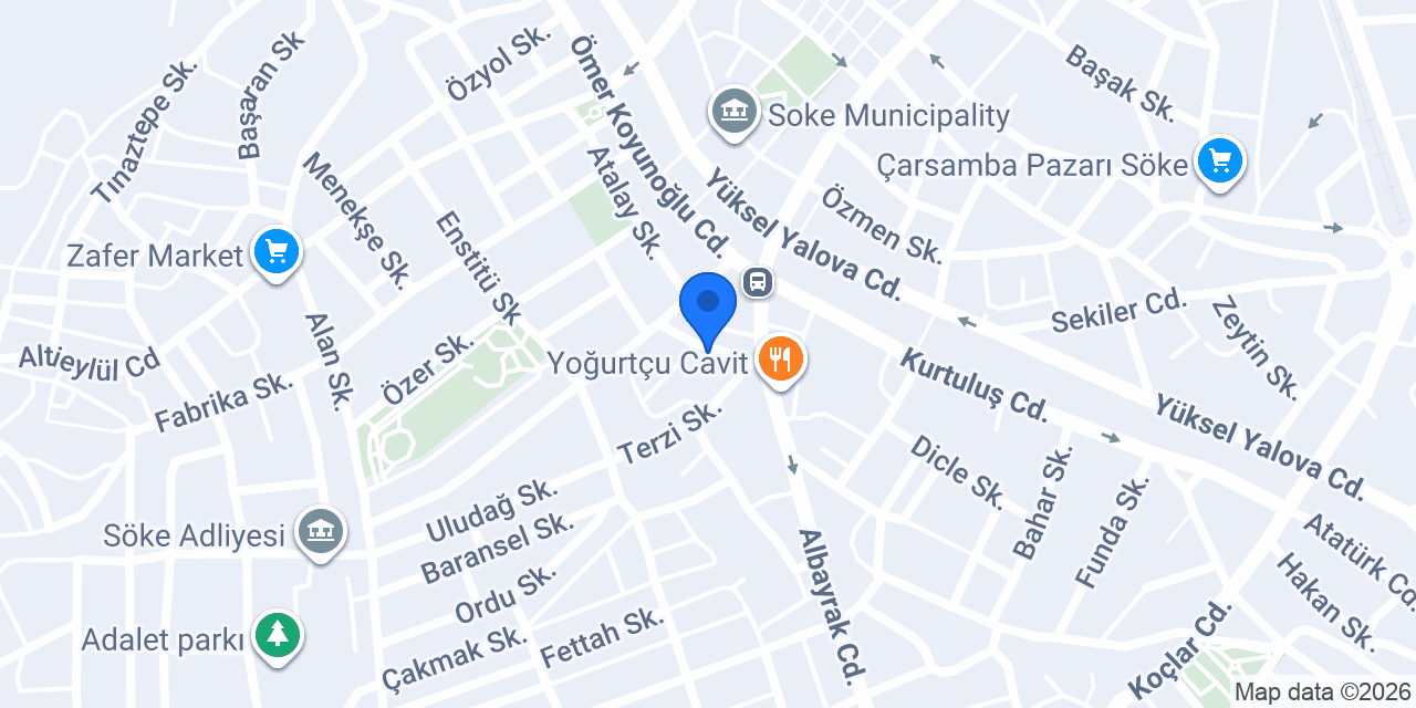 Efeler Sürücü Kursu konumu