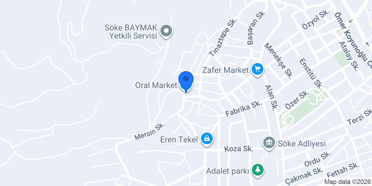 Oral Market konumu
