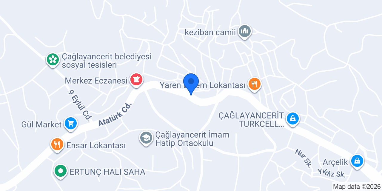 ENES TİCARET YEM VE YAPI MALZEMELERİ konumu