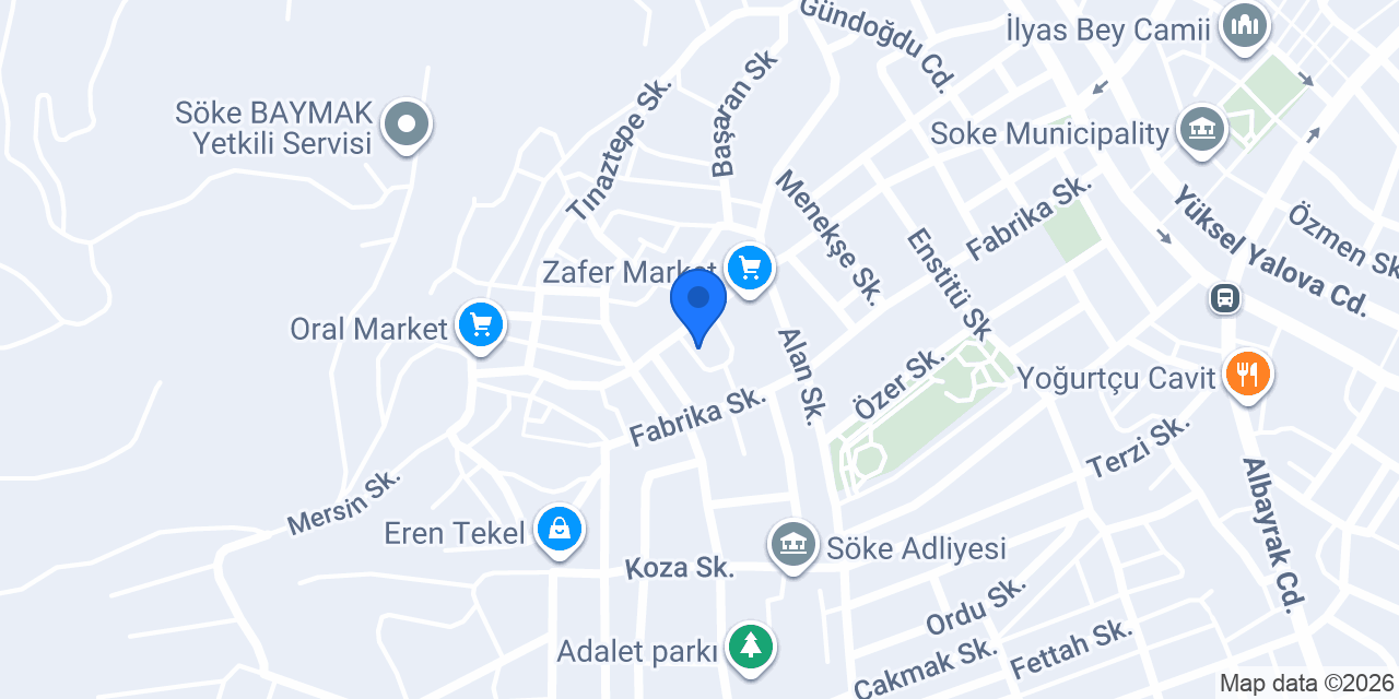 Söke Tapu Müdürlüğü konumu