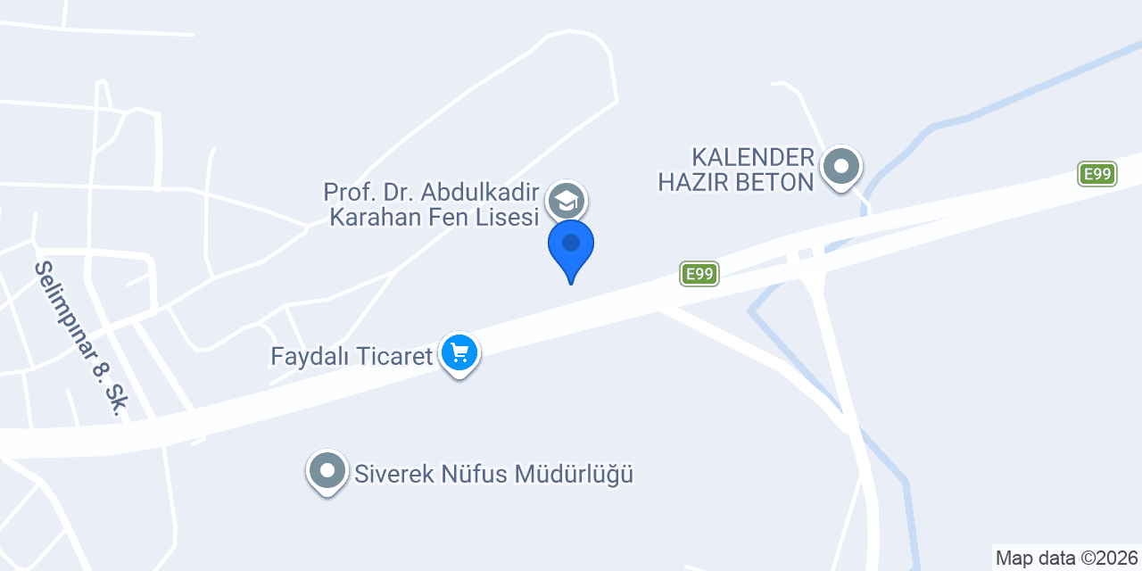 Siverek Anadolu Lisesi konumu