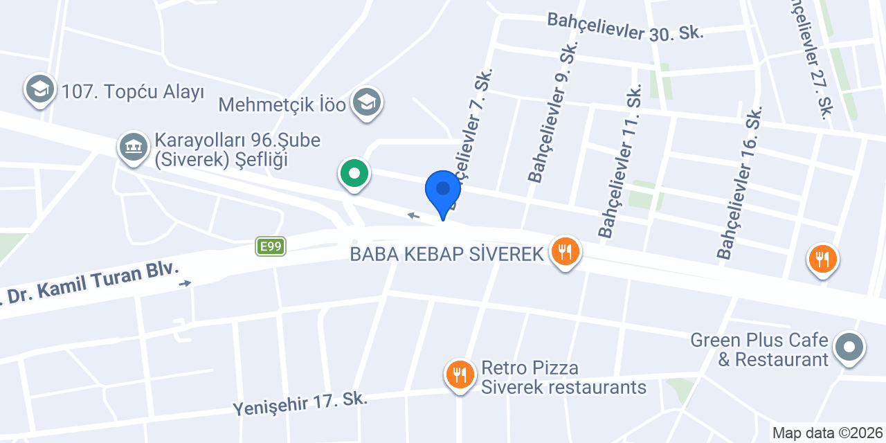Daradent Ağız ve Diş Sağlığı Polikliniği Siverek Şubesi konumu