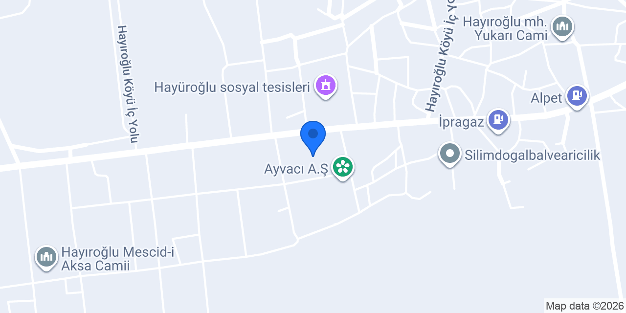Hayıroğlu İlkokulu Müdürlüğü konumu