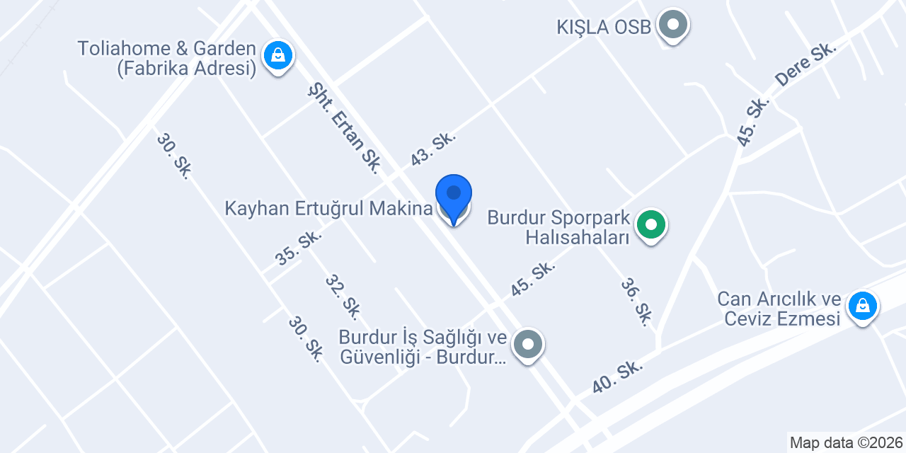 Kayhan Ertuğrul Makina konumu