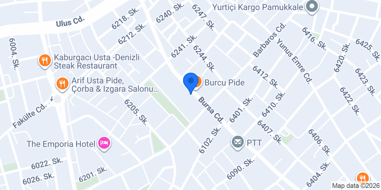 Kınıklı Eczanesi konumu