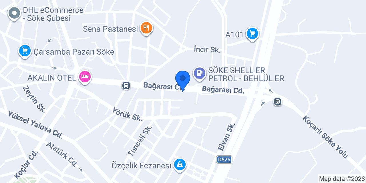 Cingöz Oto Lastik konumu