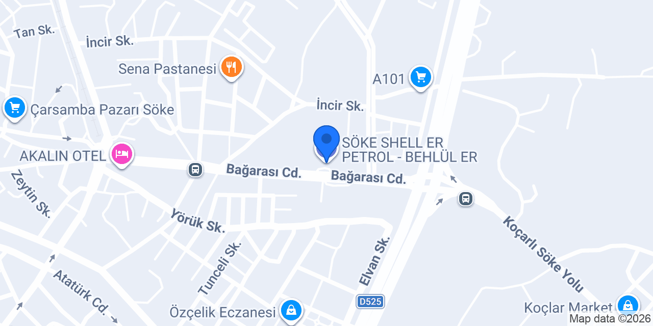 SÖKE SHELL ER PETROL - BEHLÜL ER konumu