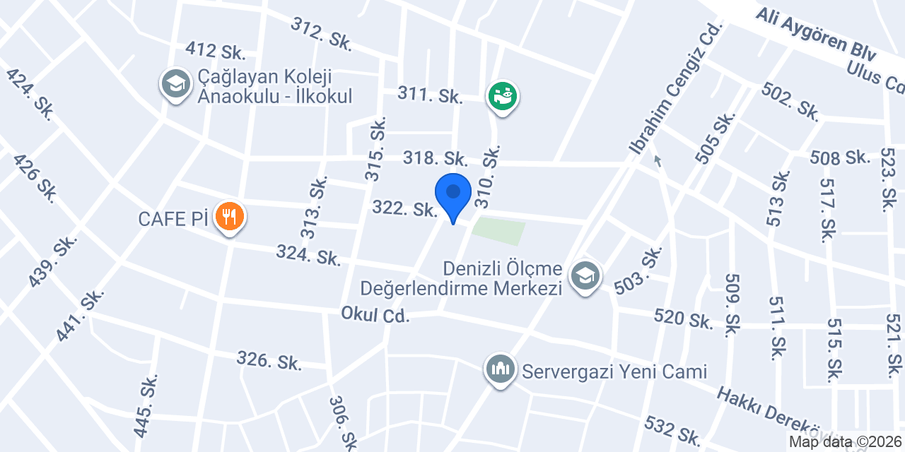 Şok Market konumu