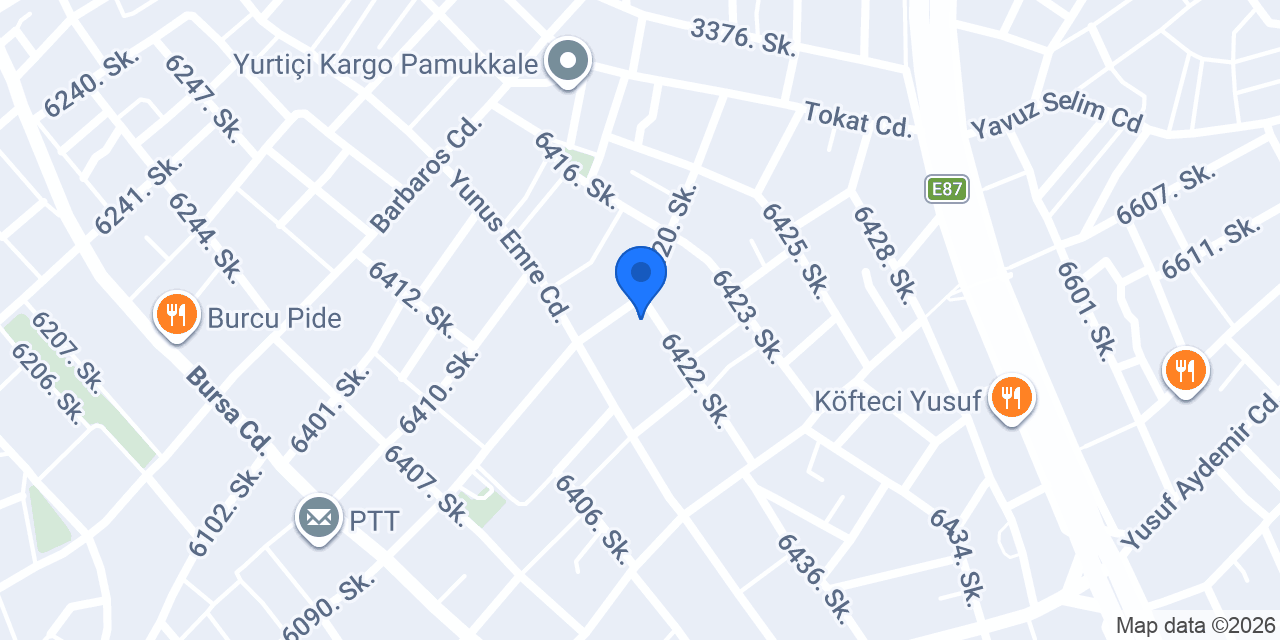Türkay Apart konumu