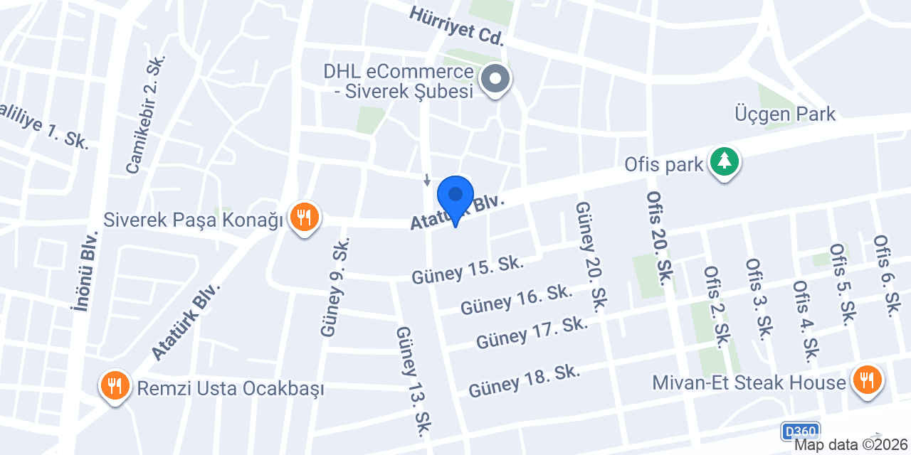 ARS ofis mobilyaları konumu
