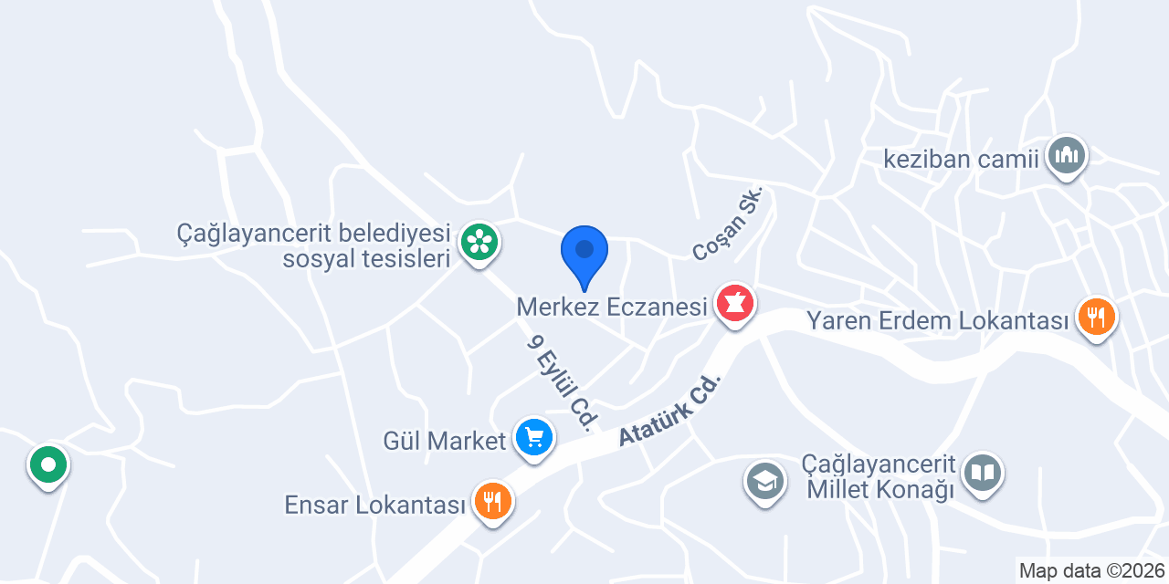 Halk Eğitim Merkezi Müdürlüğü konumu