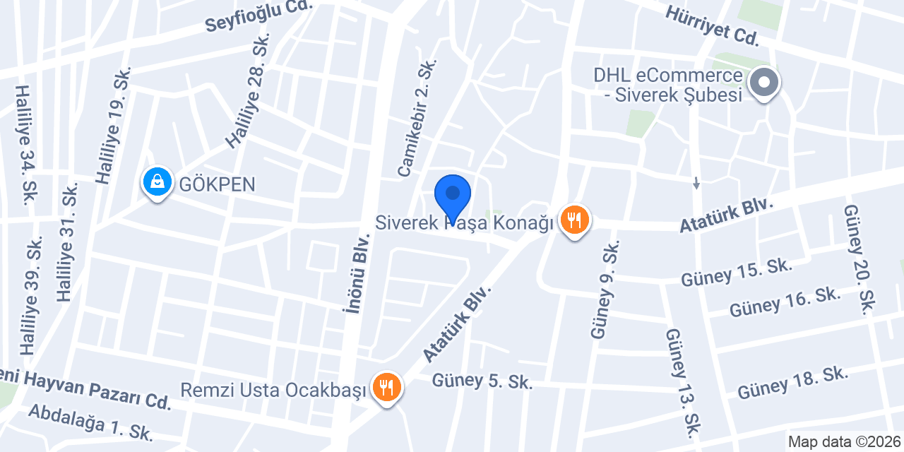 Siverek Beyaz Eşya Mağazası konumu