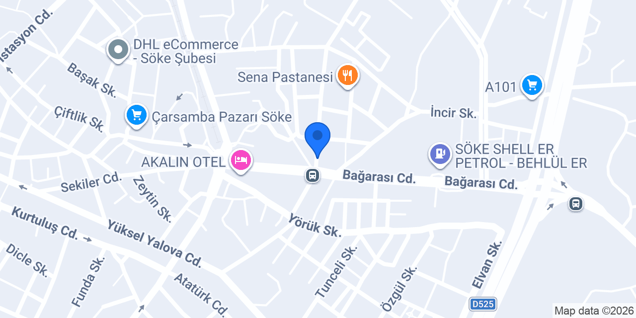 Varan Turizm Söke konumu