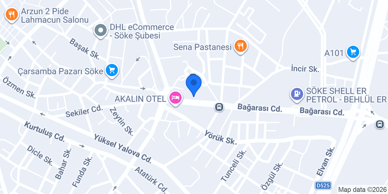 SÖKE HATAY NUR SEYAHAT ( SÖKE OTOGAR ) konumu