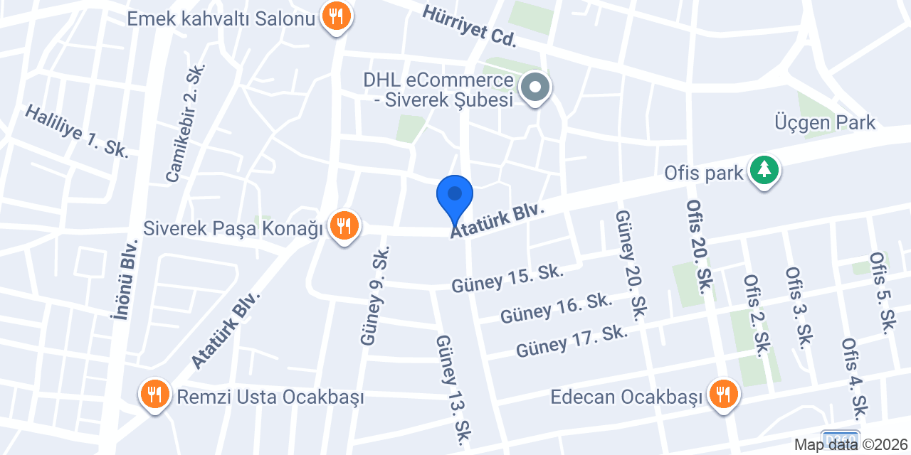 Günzade Baklava konumu