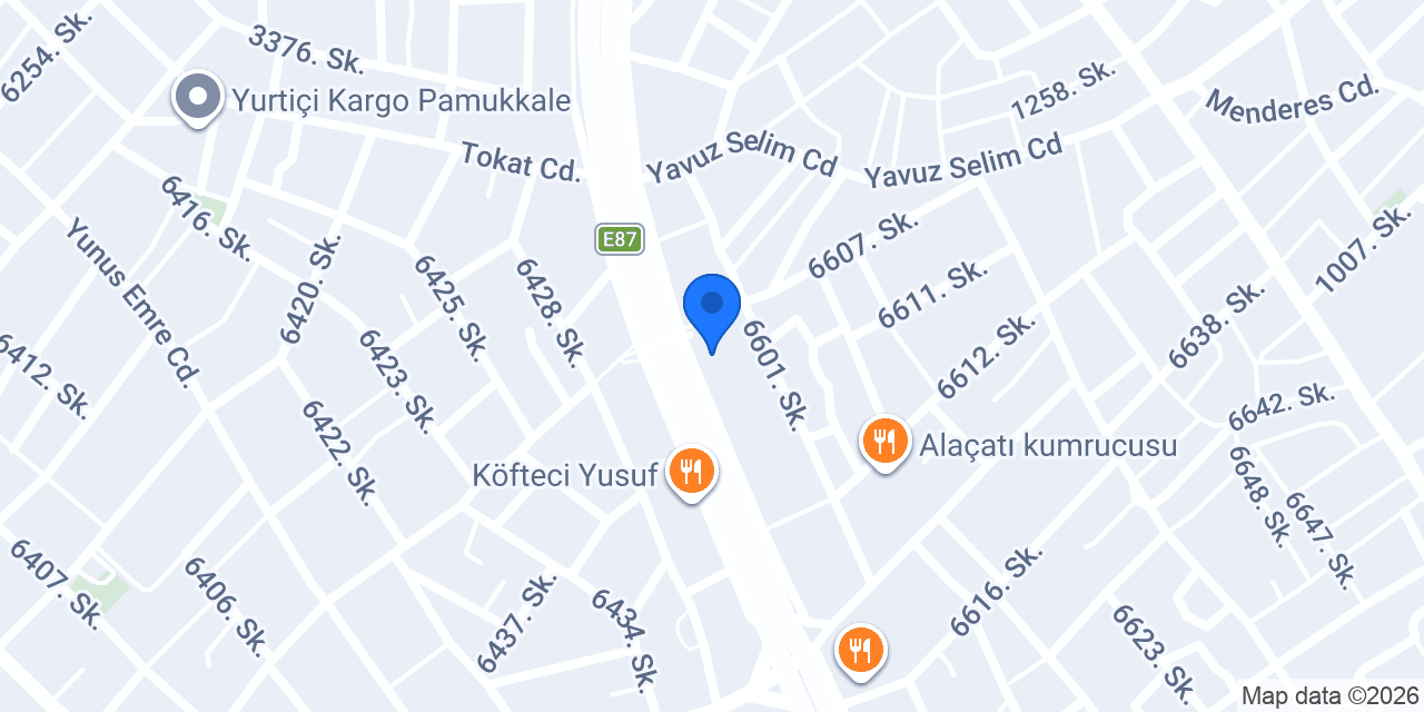 Denizli Çetmen konumu