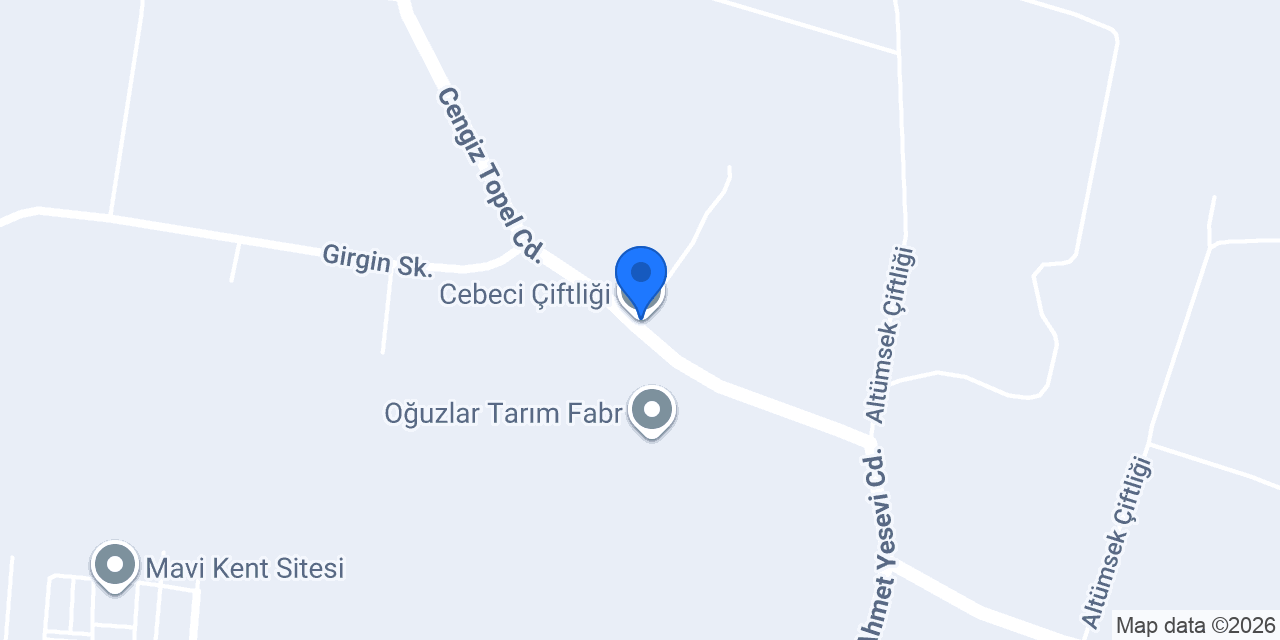 Cebeci Çiftliği konumu