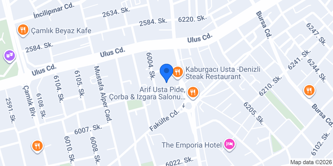 Feruş Butik konumu