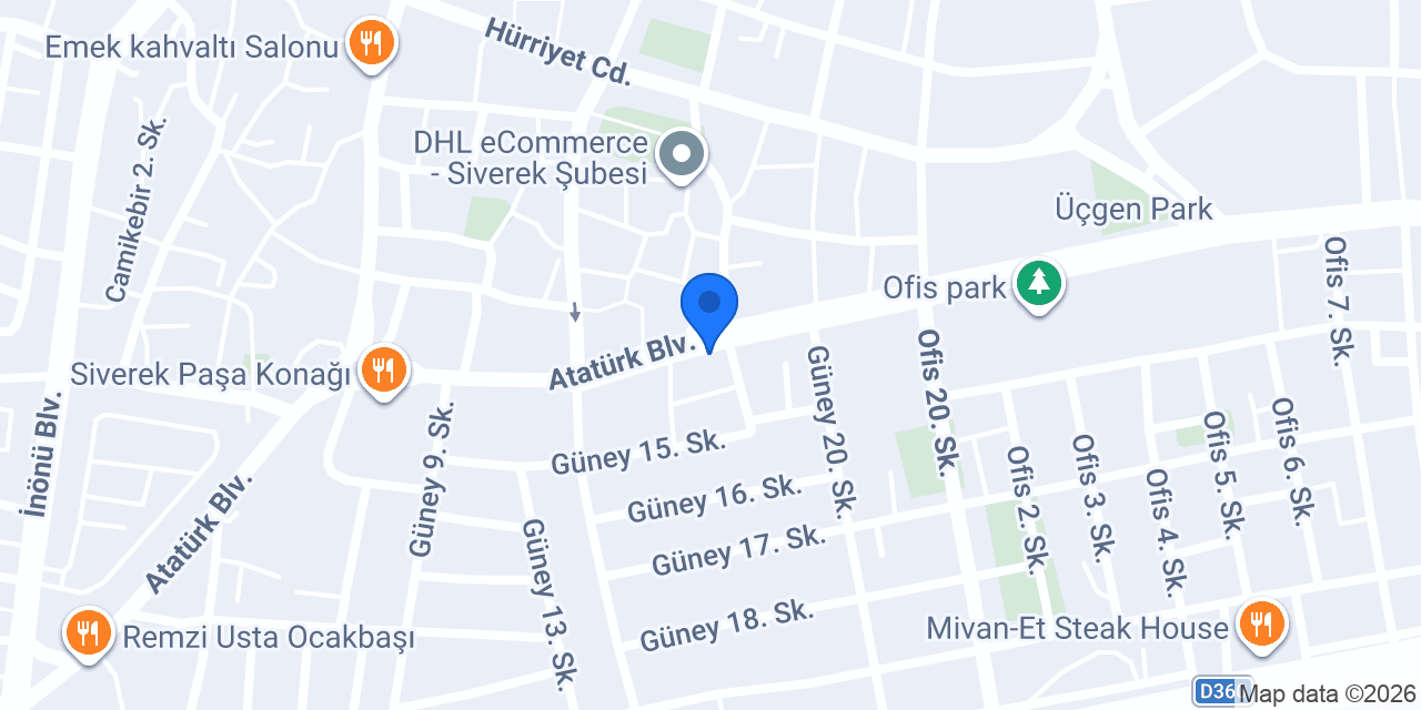 Siverek bağça kardeşler rent a car ~oto kiralama konumu