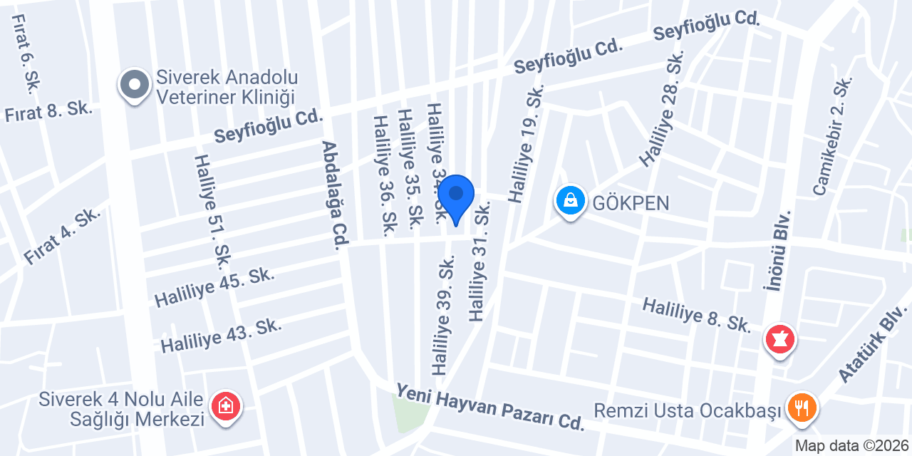 İzolli Tekstil Şanlıurfa konumu