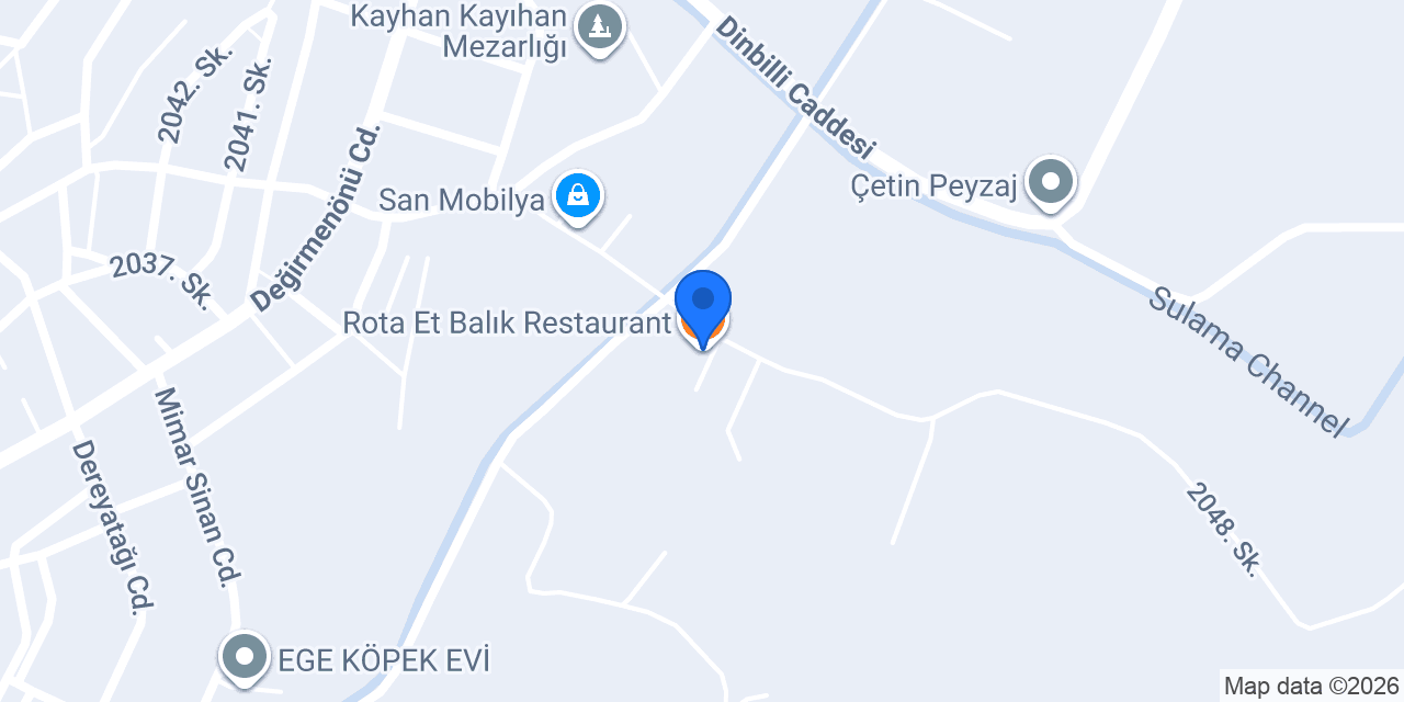 Rota Et Balık Restaurant konumu