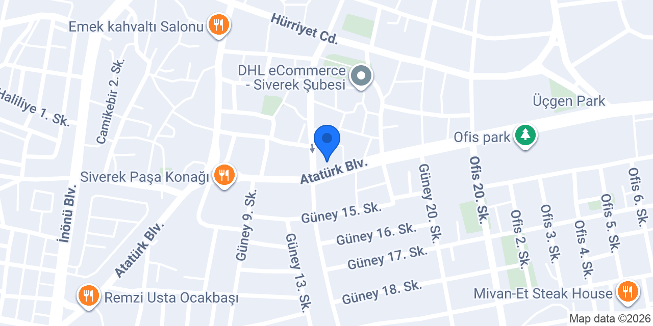 Alfet Küp Şeker A.Ş konumu