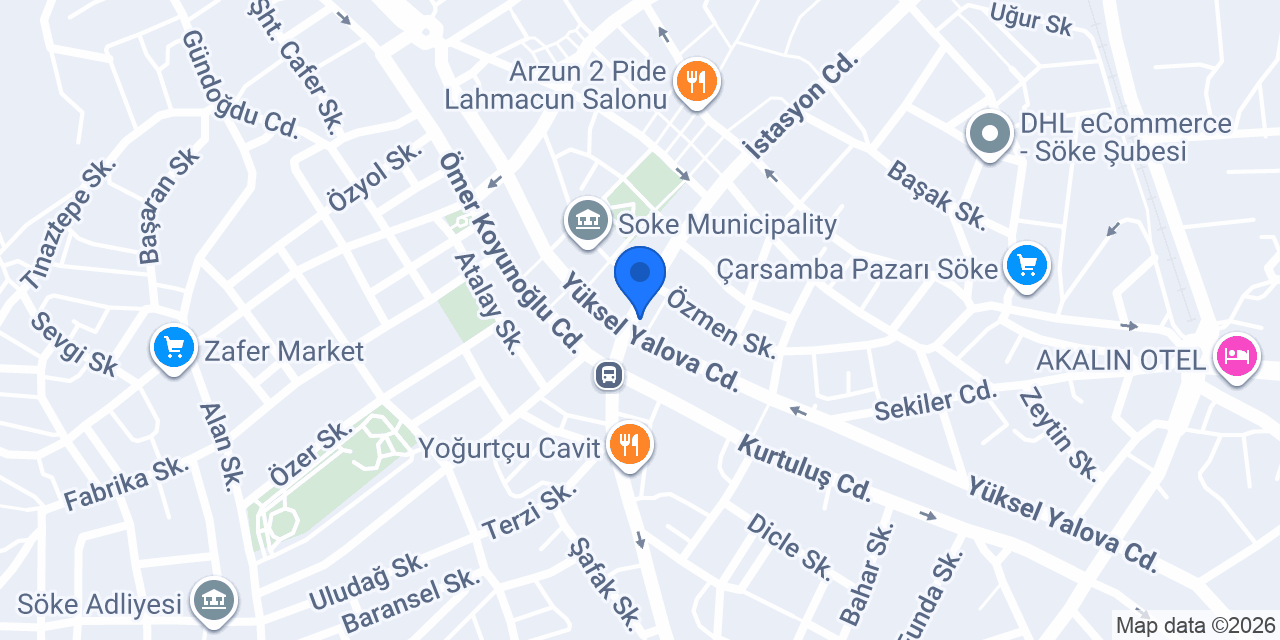Akbank Söke Şubesi konumu