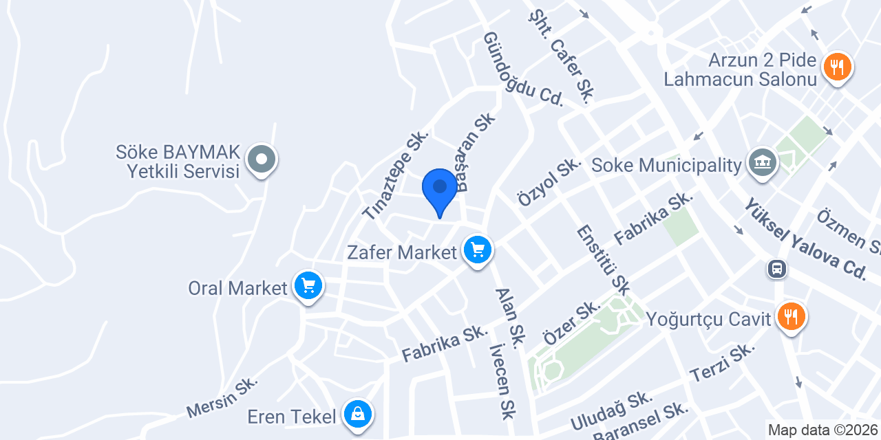 Gülaydın Tesisat konumu