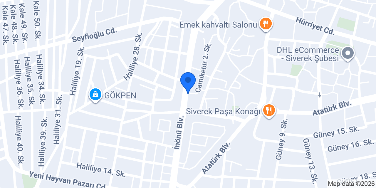 Cihangir kuaför salonu konumu