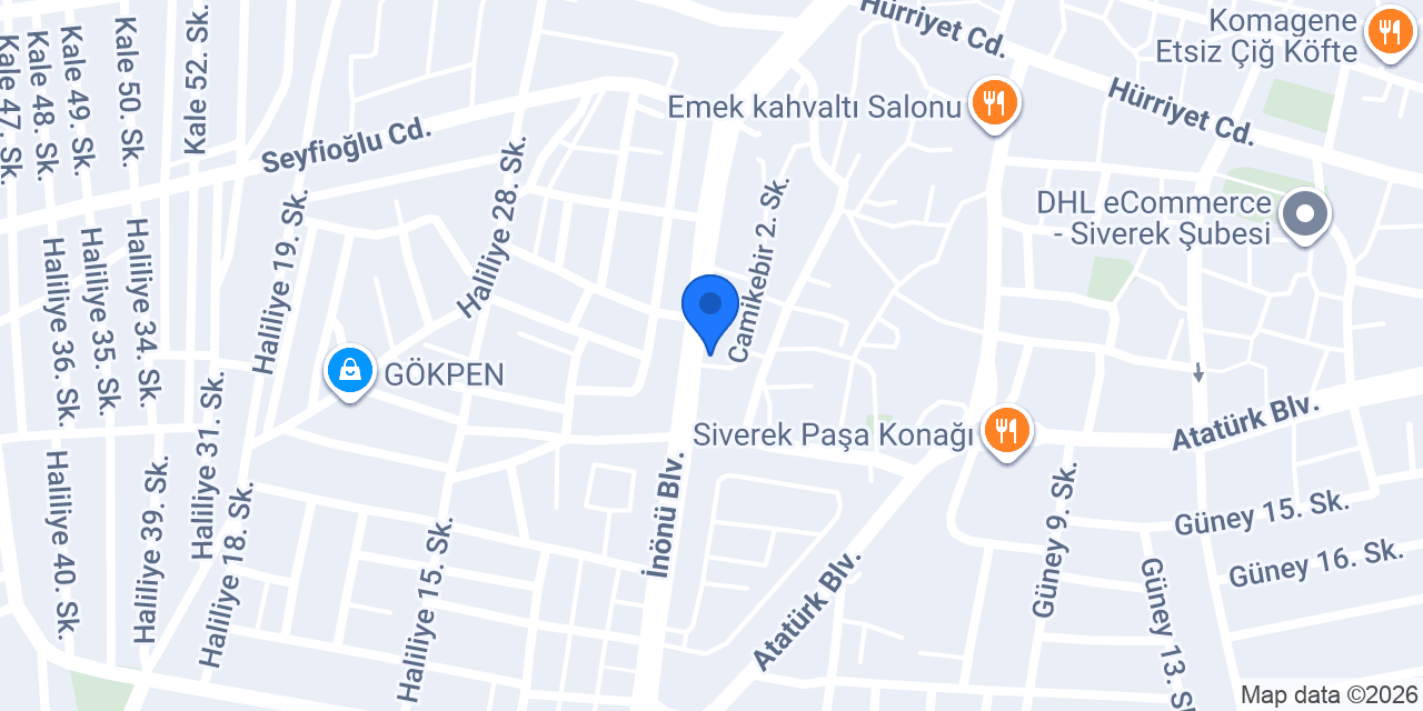 SERÇEK EMLAK & DANIŞMANLIK konumu