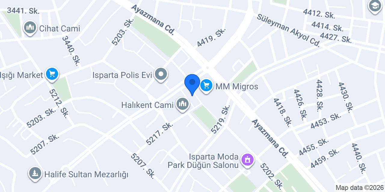 Halıkent Eczanesi konumu