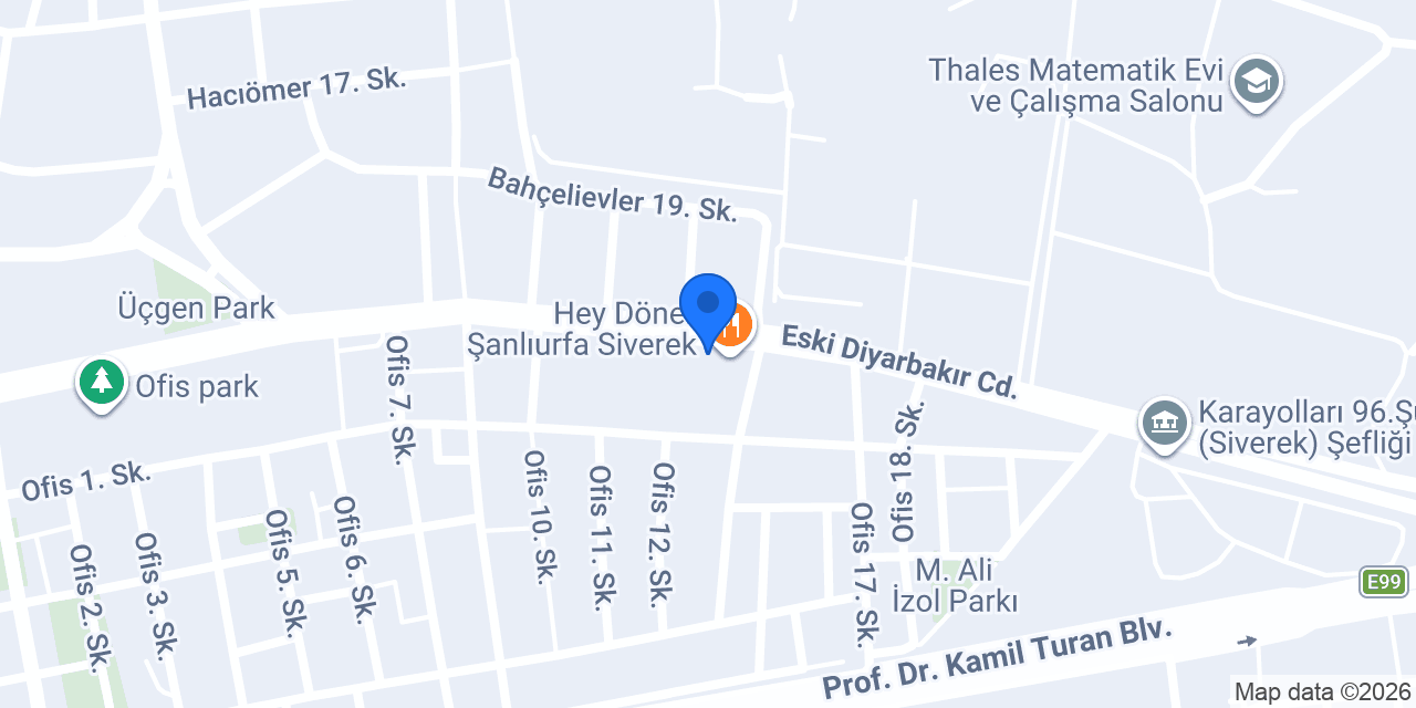 Elit Diş Kliniği Siverek konumu