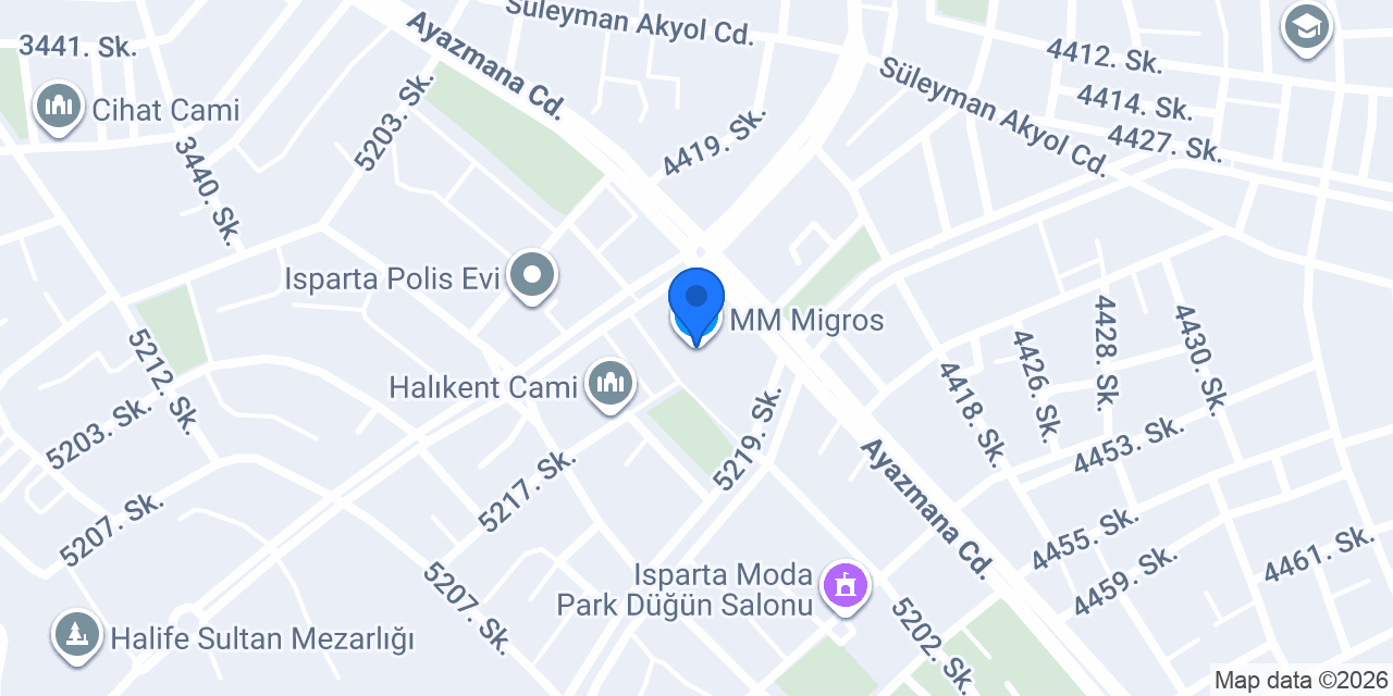 MM Migros konumu