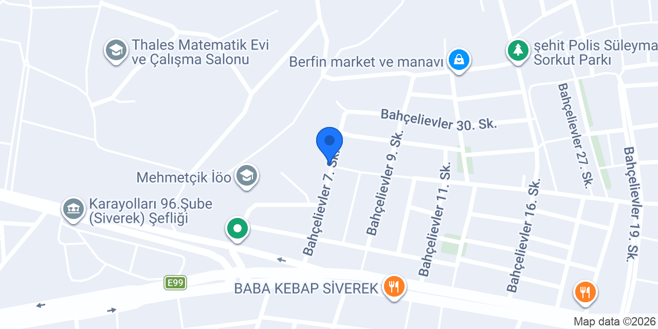 Siverek Merve Eczanesi konumu