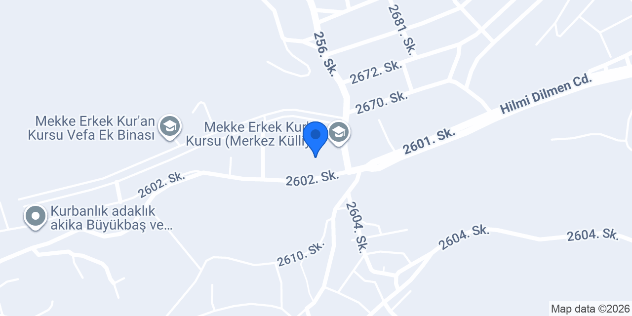 Mekke Cami konumu