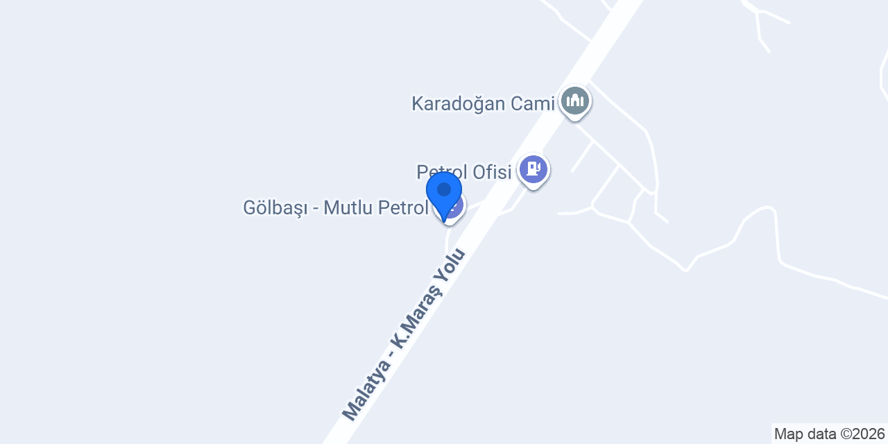 Gölbaşı - Mutlu Petrol konumu