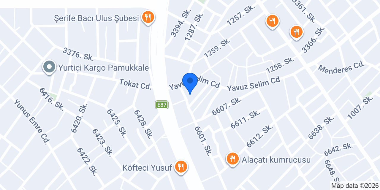 Denizli Ic Mimar konumu