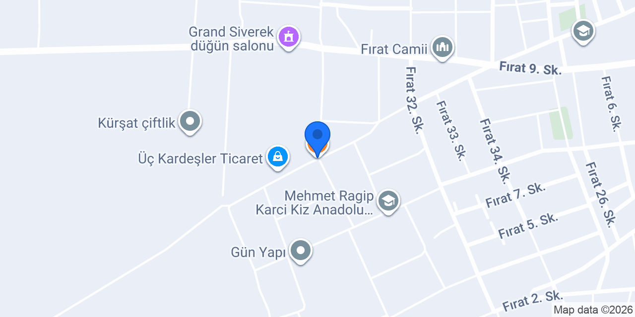 Siverek meydan Döner konumu