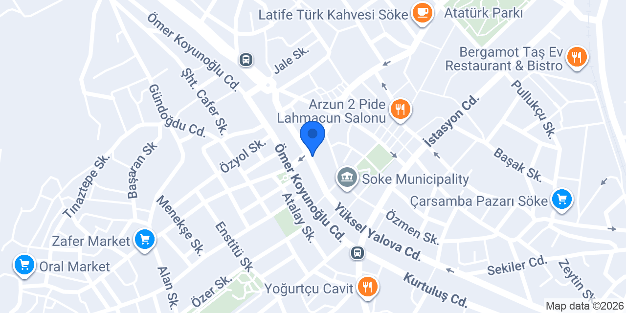 Altınyaprak Börek Salonu konumu