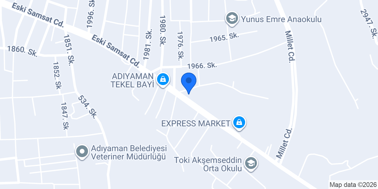Tepebaşı İlköğretim Okulu konumu