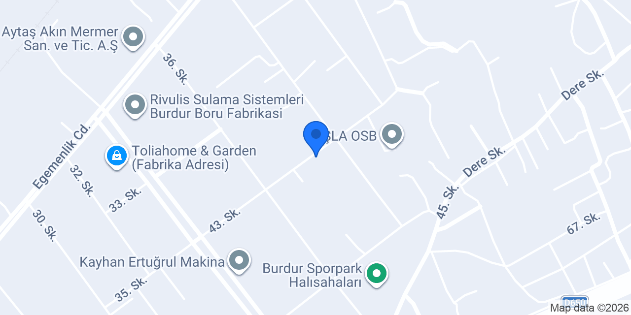 Özcanlar Mobilya konumu