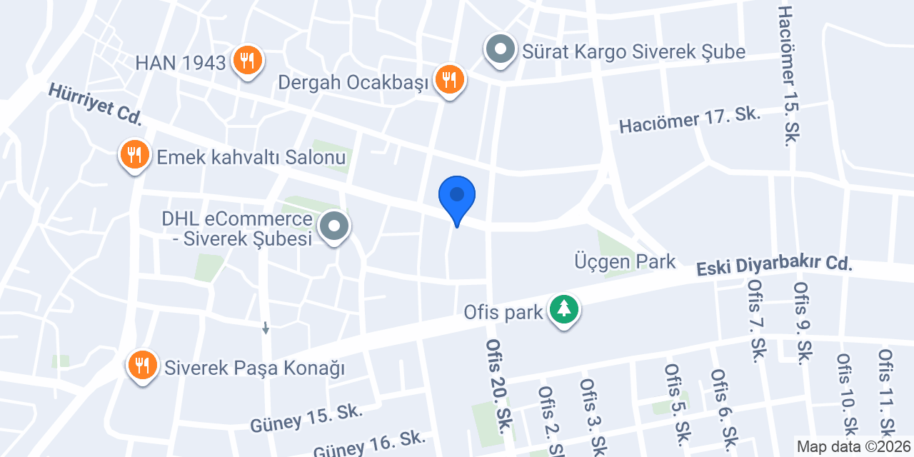 Siverek Korkmazoğlu Sürücü Kursu konumu