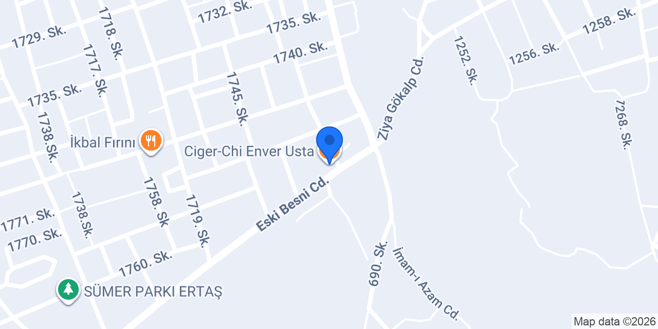 Ciger-Chi Enver Usta konumu