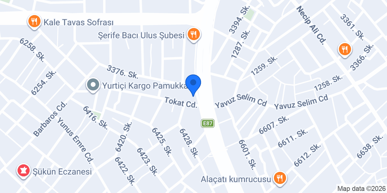 ebebek Denizli Pamukkale konumu