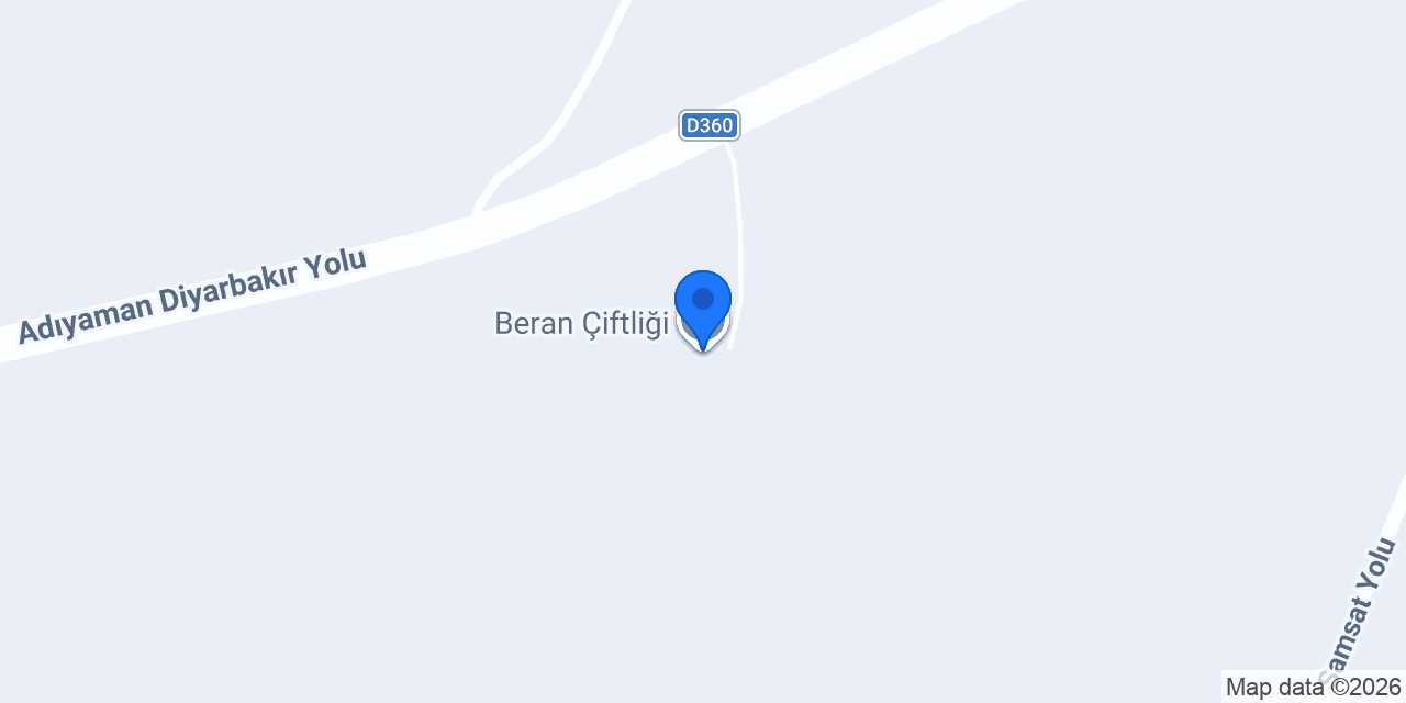 Beran Çiftliği konumu