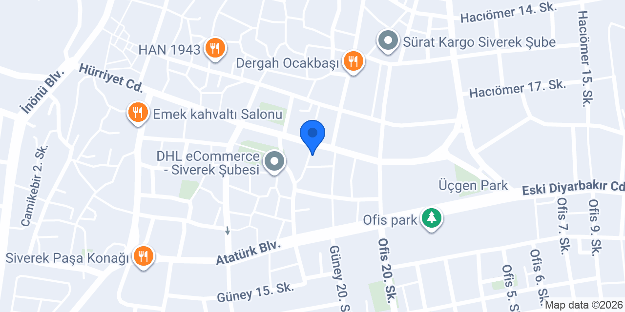 Özbadem Hukuk Bürosu konumu